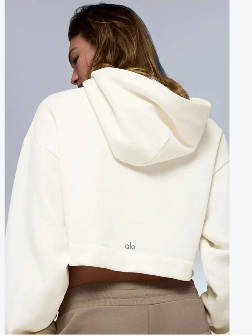 Alo Cropped Hoodie